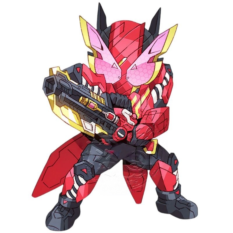 Kamen Rider chibi anime mercha - Anime Merchandise Japan ulasan dan harga