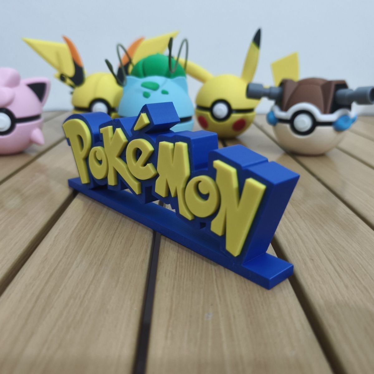 Pokemon standee logo display n - Pokemon Anime Merchandise ulasan dan harga