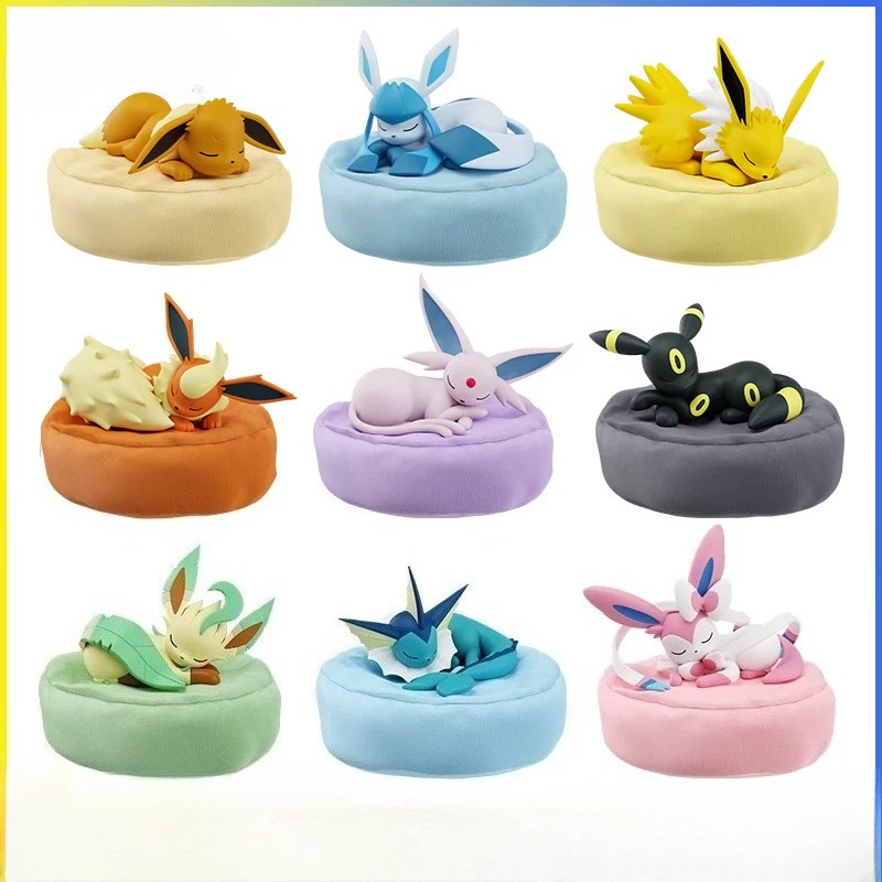 Pokemon Eevee Sleeping Positio - Pokemon Anime Merchandise ulasan dan harga