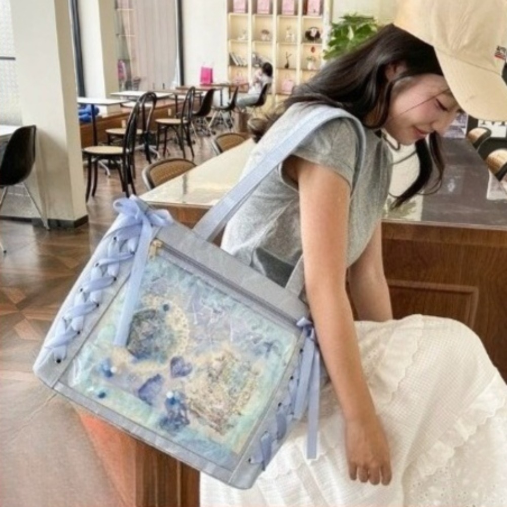Versatile Fashion Ribbon Itaba - Anime Tote Bag ulasan dan harga