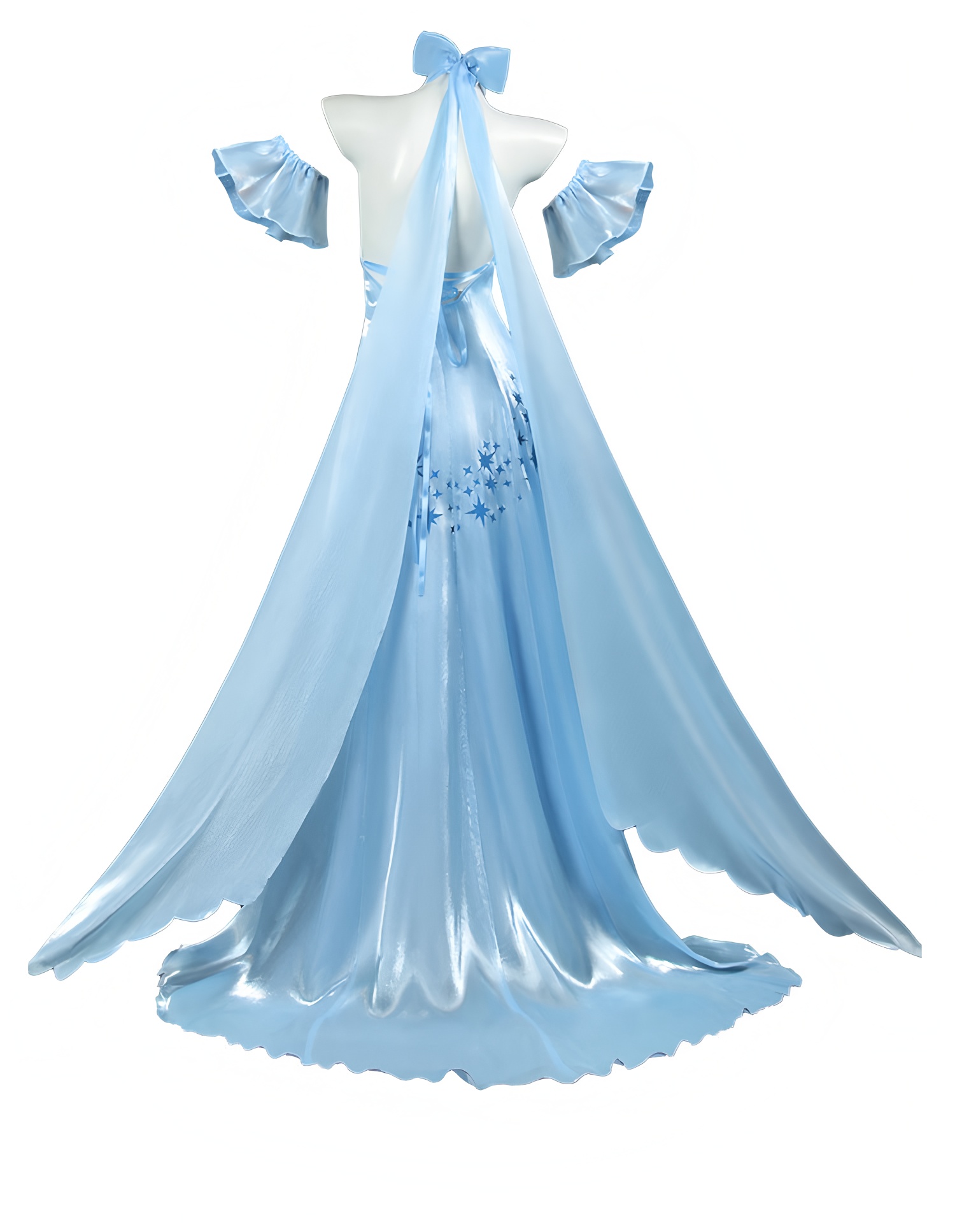 Game Re:Zero Emilia Cosplay Co - Anime Merchandise Dress ulasan dan harga